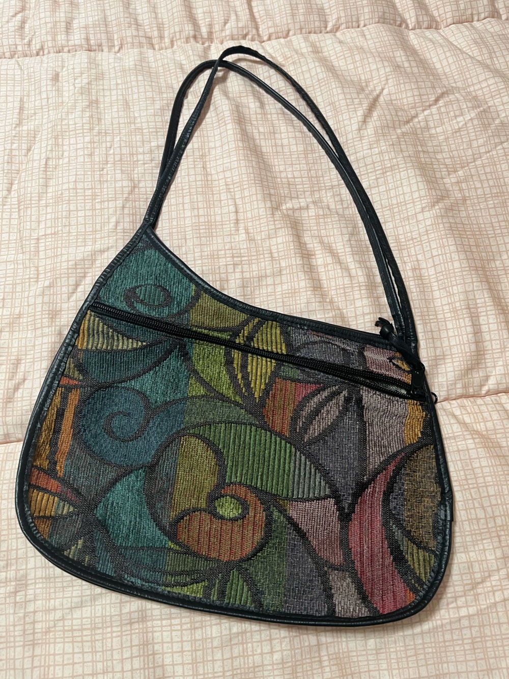Erda tapestry Multi-Color Patterned Hobo Bag - Women's Shoulder Tote